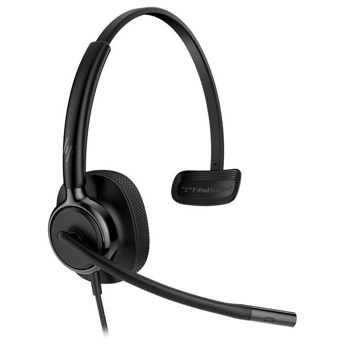 HP Poly Mission 415 Auriculares Monoaurales con Cancelación de Ruido USB