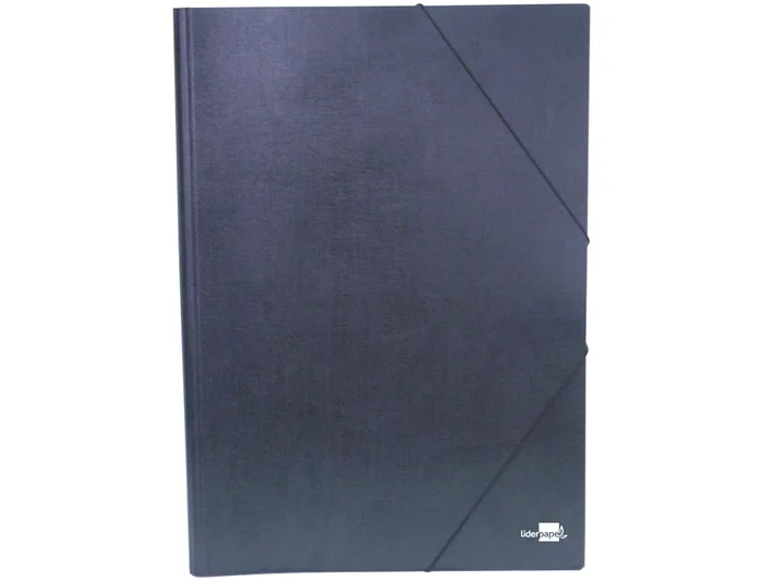 Liderpapel Carpeta de Planos N 12 A3 Cartón Gofrado Negro