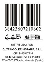 Quttin Cuchillo Filetero Sybarite 18 cm - Colección Premium para Hogar (8 Unidades)