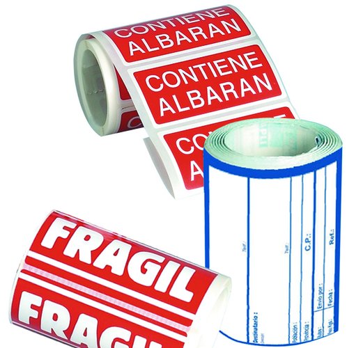 Apli Etiquetas de Envío con Albarán 50x100 mm, Rollo de 200 unidades Apli Etiquetas de Envío con Albarán 50x100 mm, Rollo de 200 unidades