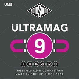 Juego de Cuerdas Rotosound Ultramag para Guitarra Eléctrica Um9