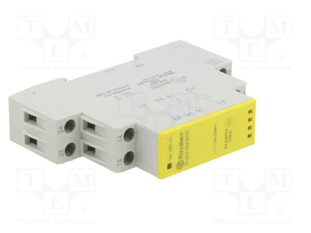 FINDER Módulo de automatización relé de seguridad 7S 24VDC