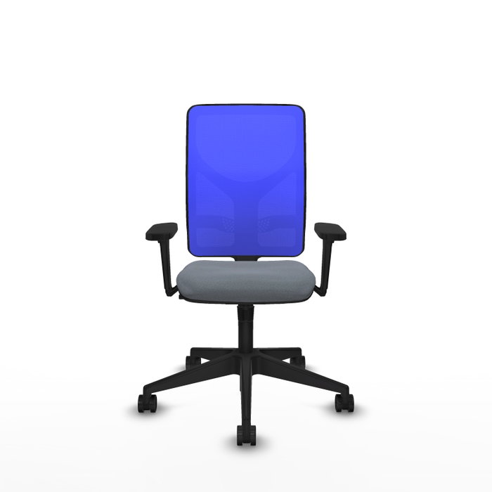 PIQUERAS Y CRESPO Silla de oficina Motilla con mecanismo Sincro, Gris y Azul PIQUERAS Y CRESPO Silla de oficina Motilla con mecanismo Sincro, Gris y Azul