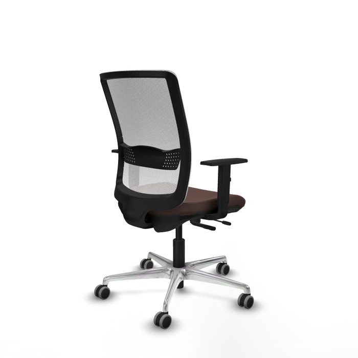PIQUERAS Y CRESPO Silla de oficina Haches Marrón oscuro y Blanco PIQUERAS Y CRESPO Silla de oficina Haches Marrón oscuro y Blanco