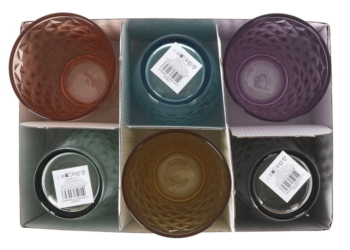 LAV Vaso Artemis 415 cc, 8.6x8.6x12 cm, Colores (24 Unidades)