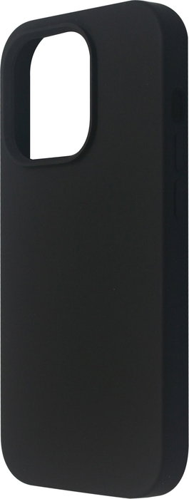 eSTUFF Funda Infinita Riga para iPhone 14 Pro - Silicona Negra con 93% Material Reciclado, Protección contra Caídas