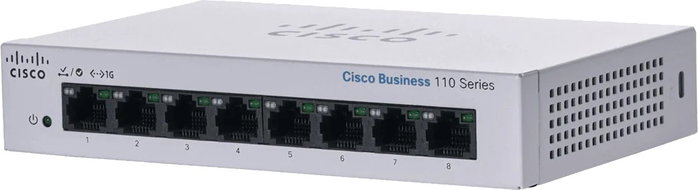 Cisco CBS110 Switch No Administrado L2 8 Puertos Gigabit Ethernet Gris Cisco CBS110 Switch No Administrado L2 8 Puertos Gigabit Ethernet Gris