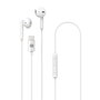 Celly UP1100 Auriculares USB-C con Micrófono Blanco