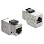 DeLOCK 90835 Módulo Keystone Acoplador RJ45 Hembra a RJ45 Hembra Cat.6A Blindado