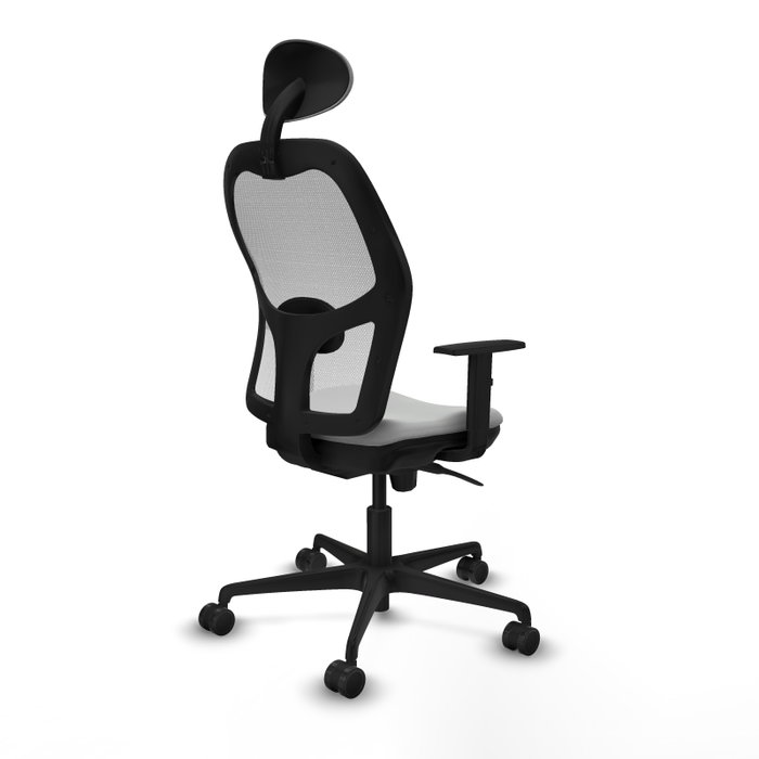 PIQUERAS Y CRESPO Silla de oficina Jorquera Gris claro y Blanco
