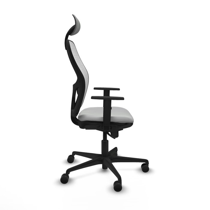 PIQUERAS Y CRESPO Silla de oficina Jorquera Gris claro y Blanco