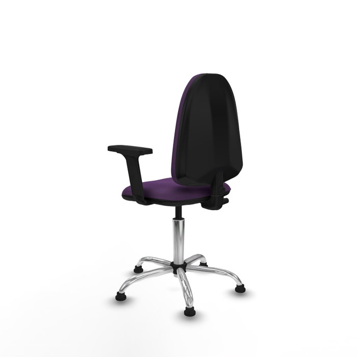 PIQUERAS Y CRESPO Silla de oficina Aýna Morada con Brazos 2D PIQUERAS Y CRESPO Silla de oficina Aýna Morada con Brazos 2D