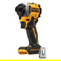 DeWalt DCF850N-XJ Destornillador de Impacto 18V, 3 Velocidades hasta 3250 RPM, Par Máx. 205Nm, con Gancho para Cinturón y Luz, Negro/Amarillo