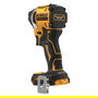 DeWalt DCF850N-XJ Destornillador de Impacto 18V, 3 Velocidades hasta 3250 RPM, Par Máx. 205Nm, con Gancho para Cinturón y Luz, Negro/Amarillo