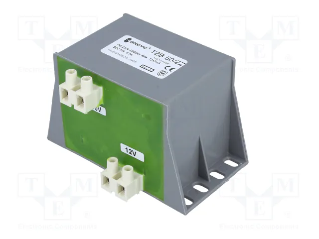 BREVE TUFVASSONS Transformador Cerrado 50VA 230VAC/12V