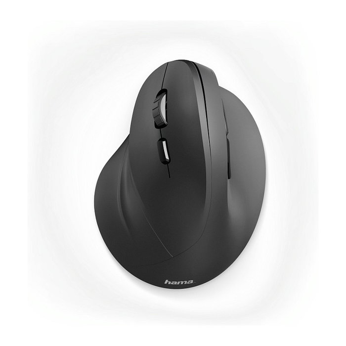 Hama EMW-500L Ratón Ergonómico Inalámbrico Negro