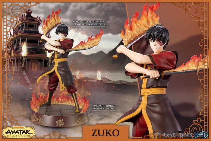 First 4 Figures Estatua Zuko de Avatar: la leyenda de Aang