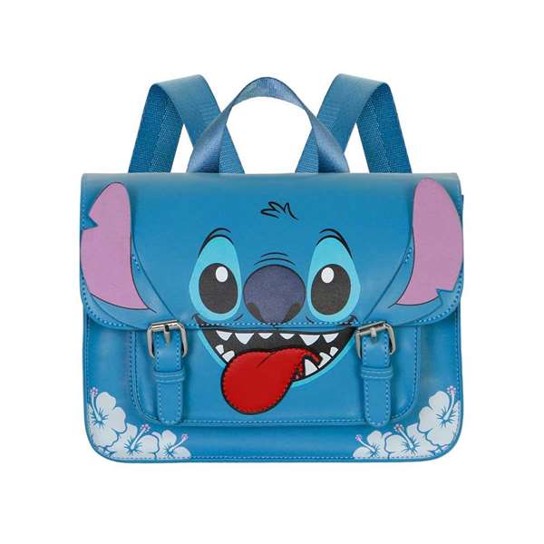 Karactermania Bolso-Mochila Satchel Lilo y Stitch Tongue Azul 27 x 11,5 x 20 cm