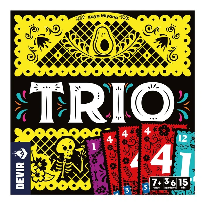 Devir Trio - Juego de Cartas de Deducción y Memoria Devir Trio - Juego de Cartas de Deducción y Memoria