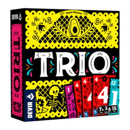 DEVIR Juego de Cartas Trio Bgtrisp en Español - Juego Familiar de Memoria y Agilidad Mental para +7 Años