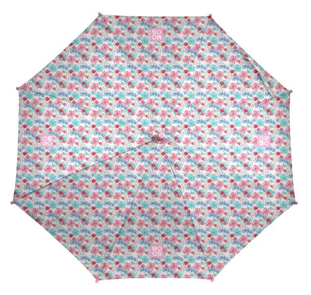 Paraguas Moos Flores Multicolor Ø 86 cm Paraguas Moos Flores Multicolor Ø 86 cm