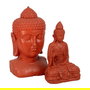 Escultura Buda Terracota Resina 56 X 42 X 88 cm