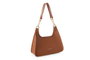 Vince Camuto Bolso Bandolera Tan, Bolso de Hombro de Polipiel para Mujer, Elegante y Duradero, Color Tostado, 34x13x17 cm