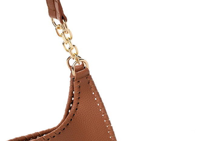 Vince Camuto Bolso Bandolera Tan, Bolso de Hombro de Polipiel para Mujer, Elegante y Duradero, Color Tostado, 34x13x17 cm Vince Camuto Bolso Bandolera Tan, Bolso de Hombro de Polipiel para Mujer, Elegante y Duradero, Color Tostado, 34x13x17 cm