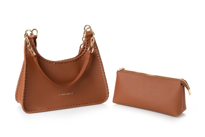 Vince Camuto Bolso Bandolera Tan, Bolso de Hombro de Polipiel para Mujer, Elegante y Duradero, Color Tostado, 34x13x17 cm Vince Camuto Bolso Bandolera Tan, Bolso de Hombro de Polipiel para Mujer, Elegante y Duradero, Color Tostado, 34x13x17 cm