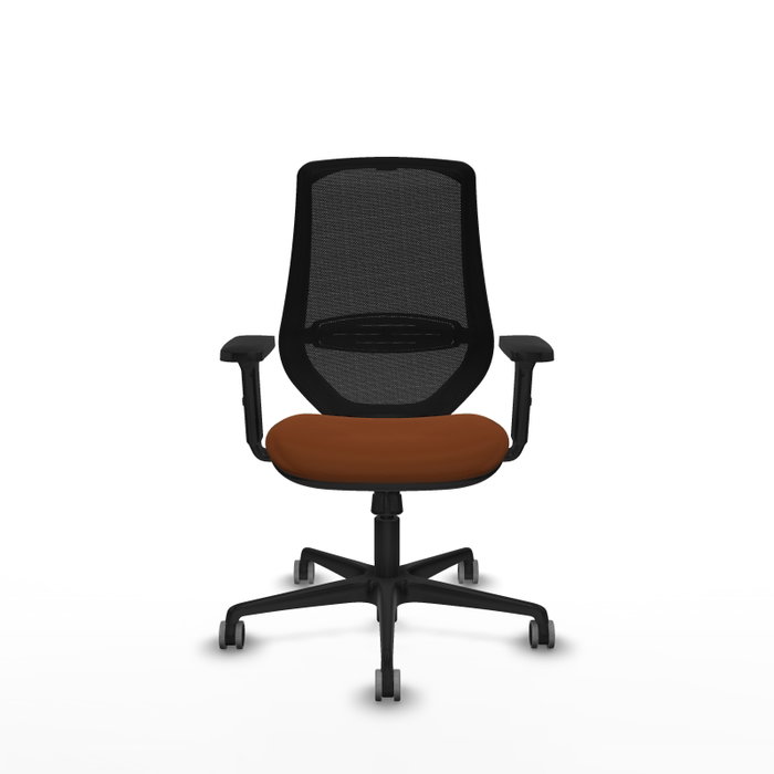 PIQUERAS Y CRESPO Silla de oficina Mardos con mecanismo Sincro, Marrón y Negro PIQUERAS Y CRESPO Silla de oficina Mardos con mecanismo Sincro, Marrón y Negro