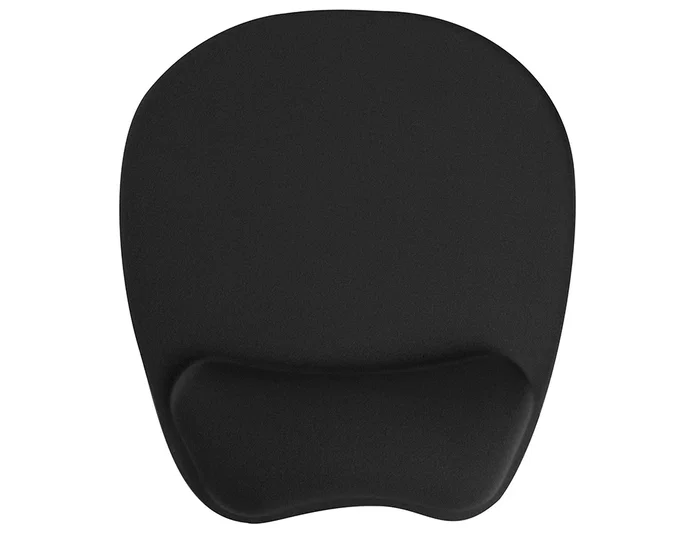 Q-connect Alfombrilla para Ratón Ergonómica de Gel con Reposamuñecas Color Negro 225x240x20 mm