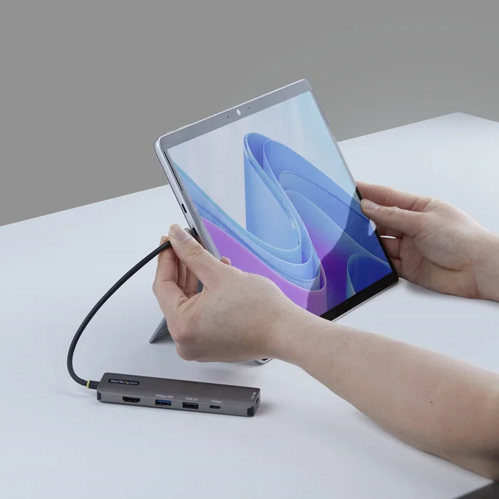 StarTech Mini Dock USB-C a HDMI con PD de 140W y Hub USB 10Gbps Gris StarTech Mini Dock USB-C a HDMI con PD de 140W y Hub USB 10Gbps Gris