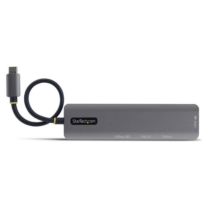 StarTech Adaptador multipuertos USB-C 164B-USBC-MULTIPORT Gris