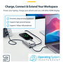 StarTech Adaptador multipuertos USB-C 164B-USBC-MULTIPORT Gris