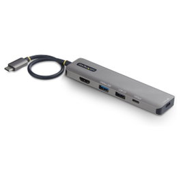 StarTech Adaptador multipuertos USB-C 164B-USBC-MULTIPORT Gris
