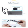 StarTech Adaptador multipuertos USB-C 164B-USBC-MULTIPORT Gris