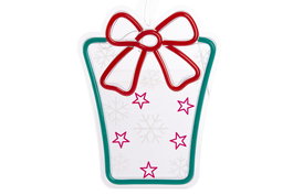 DKD Home Decor Decoración Luminosa Navidad Tradicional LED Verde 1.5 x 28 x 22 cm Hecho a Mano Reciclable