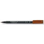 STAEDTLER 318 LUMOCOLOR (F) Marrón Set de 10