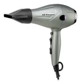 Orbegozo SE 2110 Secador de Pelo Iónico 2100W, Color Gris, Motor AC, 2 Velocidades, 3 Temperaturas, Aire Frío, con Difusor, 2 Concentradores y Filtro Extraíble