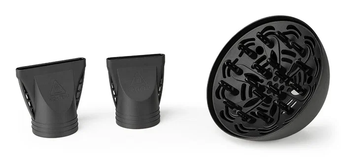 Orbegozo SE 2110 Secador de Pelo Iónico 2100W, Color Gris, Motor AC, 2 Velocidades, 3 Temperaturas, Aire Frío, con Difusor, 2 Concentradores y Filtro Extraíble