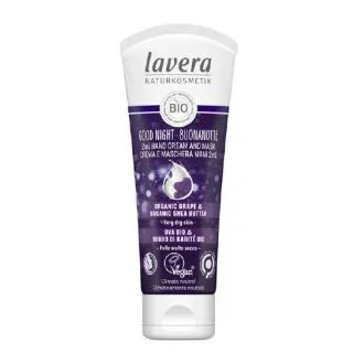 Lavera Crema y Mascarilla de Manos de Noche 75 ml Bio - Hidratación Intensa Regeneradora para Piel Seca y Muy Seca - Vegano Lavera Crema y Mascarilla de Manos de Noche 75 ml Bio - Hidratación Intensa Regeneradora para Piel Seca y Muy Seca - Vegano