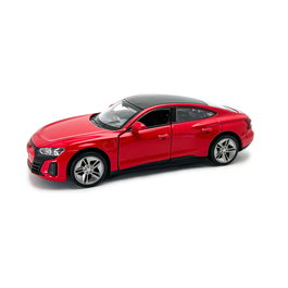 DEQUBE Audi RS E-Tron GT 1:36 Rojo a Escala Metal Die-Cast Pull-Back para Colección - D00419