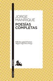 Poesías completas, Jorge Manrique - ESPASA CALPE