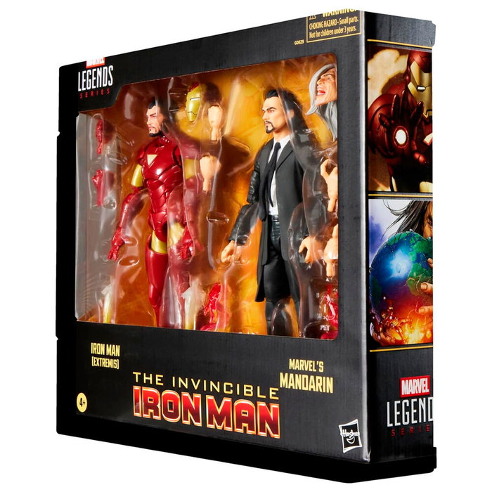 HASBRO Blister 2 figuras Iron Man Extremis & Marvel's Mandarin 15cm