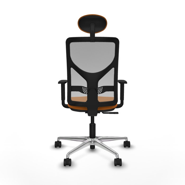 PIQUERAS Y CRESPO Silla de oficina Motilla con mecanismo Sincro, Naranja y Gris PIQUERAS Y CRESPO Silla de oficina Motilla con mecanismo Sincro, Naranja y Gris