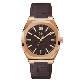 GC Reloj Z26005G4MF con correa de cuero marrón