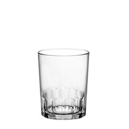 ADI Vaso Saboya 27.5 cl - Vidrio Tensionado con Borde Grueso - 85 mm de Alto x 76 mm de Diámetro (Set de 24)
