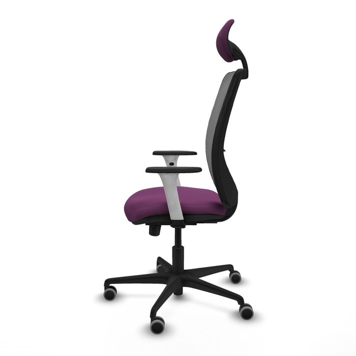 PIQUERAS Y CRESPO Silla de oficina Zulema con mecanismo Sincro/Traslack Morado y Gris PIQUERAS Y CRESPO Silla de oficina Zulema con mecanismo Sincro/Traslack Morado y Gris