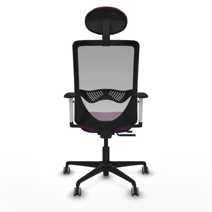 PIQUERAS Y CRESPO Silla de oficina Zulema con mecanismo Sincro/Traslack Morado y Gris PIQUERAS Y CRESPO Silla de oficina Zulema con mecanismo Sincro/Traslack Morado y Gris