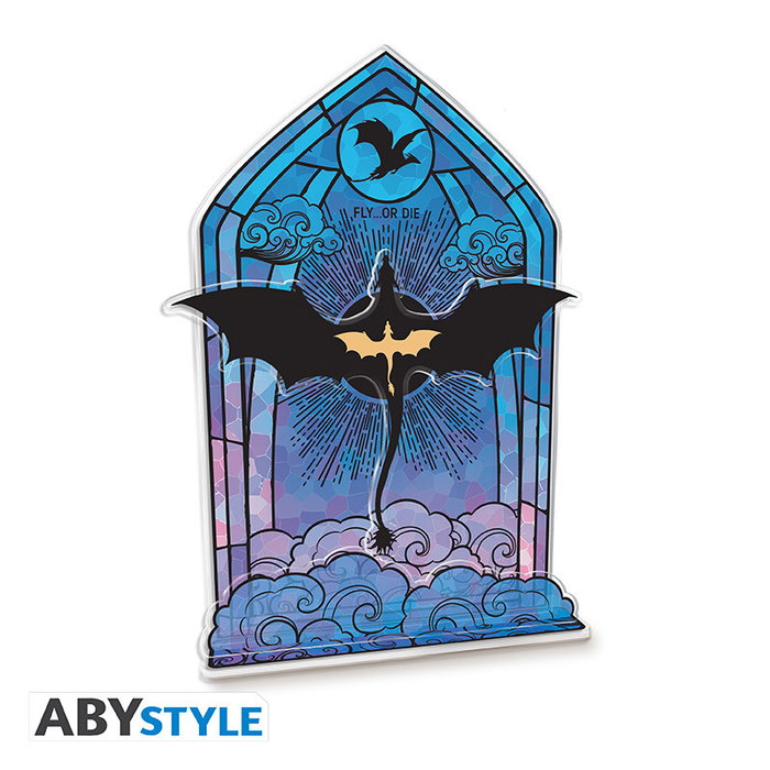 ABYstyle Figura acrílica diorama Fourth Wing Alas de Sangre Reliquia del Vínculo del Dragón